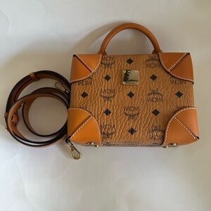 MCM Berlin Tan Leather Crossbody/Satchel